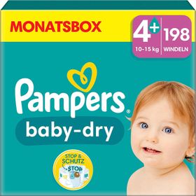 Pampers Baby Dry Gr.4+ Maxi Plus MonatsBox