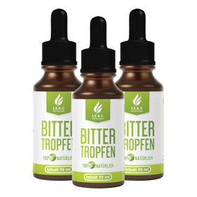 DAS ORIGINAL: Bitter Tropfen | Ohne Alkohol | HOCHDOSIERT | LS & C Nutrition