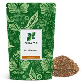 tea4me Chai of Madagaskar Grüner Honeybushtee aus Südafrika mit Vanille-Orange-Geschmack