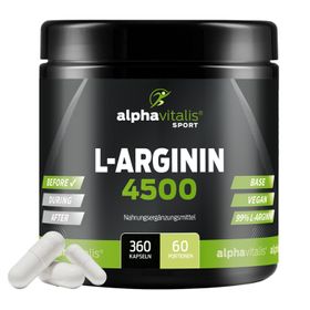 Alphavitalis® L-Arginin Base Kapseln 4500