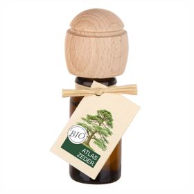 Traumduft Piccolino Atlaszeder Duftöl – Handgefertigt, ätherische Öle, Buchenholzverschluss