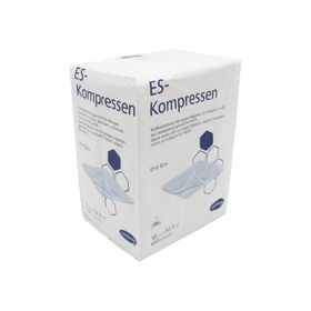Hartmann ES Mullkompressen, unsteril, 12,5 cm, 17-fädig, 12-fach