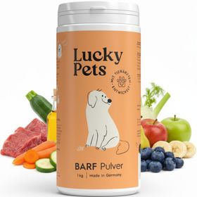 Lucky Pets Barf Pulver Hund 1kg - Seealgenmehl Hund, Barf Zusatz Hund, Mineralien für Hunde