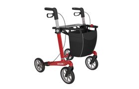 Rehasense Carbon Rollator Athlon SL mit Softbereifung M Rot