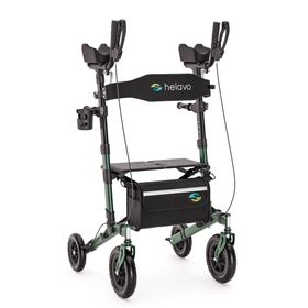 Helavo Outdoor Arthritis Rollator Stand Up Gehhilfe mit Unterarmstuetzen faltbar