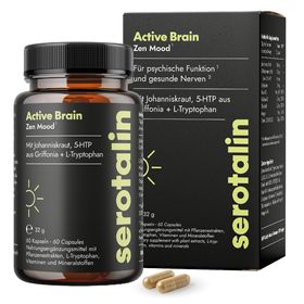 serotalin Active Brain Zen Mood - Nervenfunktion¹²³ & psychische Funktion¹³ - Mit Johanniskraut