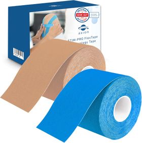axion® Kinesiologie Tape beige - blau - Kinesiotape - Medizinprodukt