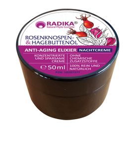 Bioherba Anti-Aging Creme mit Rosenknospen- & Hagebuttenöl