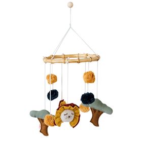 kikadu Mobile Löwe mit Holzring