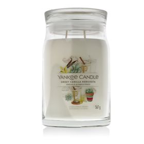 Duftkerze Signature großes Glas Sweet Vanilla Horchata