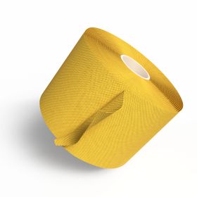 Horn-haft fein kohäsive Fixierbinde gelb 6cm x 20m