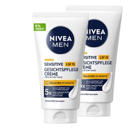 NIVEA MEN Sensitive Gesichtspflege Creme LSF 15