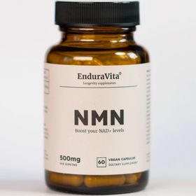 EnduraVita® Premium NMN Kapseln | 500mg pro Dosis | 99,8 % Reinheit | Uthever® NMN | Labor getestet