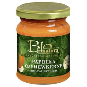 Bio Rinatura Brotaufstrich Paprika-Cashew Bio