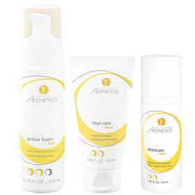 Aesthetico 3er Sparset Active Foam + Vital Care + Phytocare