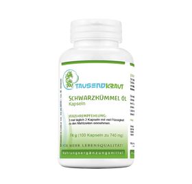 Tausendkraut Schwarzkümmel Öl Kapseln