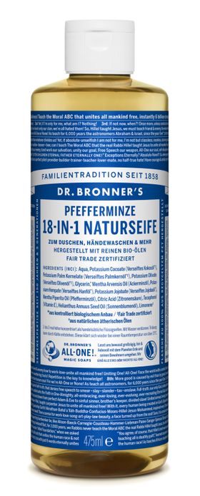 Dr. Bronner's Flüssigseife Pfefferminze