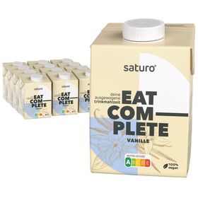 Saturo Trinknahrung Vegan Vanille | Astronautennahrung Mit Protein | Trinkmahlzeit Mit Nährstoffen