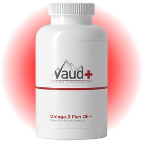 VAUD® Omega 3 Kapseln | Fischöl hochdosiert 2000 mg mit EPA & DHA für Herz, Gehirn & Sehkraft