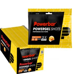POWERBAR PowerGel Shots Orange High Carb Energie Gummis koffeinfrei