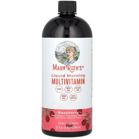 MaryRuth Organics, Liquid Morning Multivitamin Essentials+,  Vegan, Himbeergeschmack
