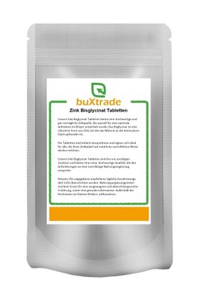 buXtrade Zinkbisglycinat Tabletten