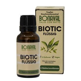 BONAVAL Biotic flüssig 20 ml -  Aufbauende, grundlegende Darmflorakulturen, geschmacksneutral