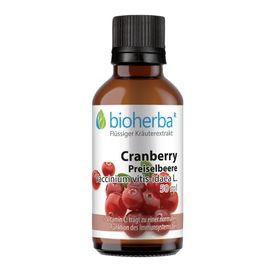 Bioherba Cranberry Preiselbeere Tropfen  Tinktur Extrakt