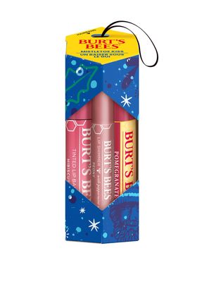 Burt's Bees Lip Balm Mistletoe Kiss Gift - Pink 3er Pack