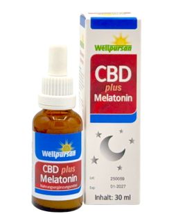 Wellpursan Schlaftropfen  mit CBD und Melatonin