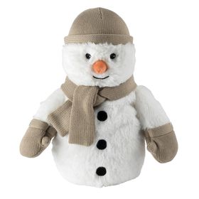 Warmies® Wärmekissen/Stofftier"Schneemann" Hirse herausnehmbare Lavendelfüllung