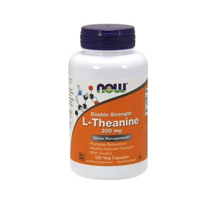 Now Foods Doppelt starkes L-Theanin 200 mg