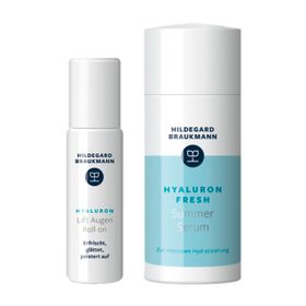 Hildegard Braukmann, Hyaluron Fresh! Summer Serum + Hyaluron Lift Augen Roll on