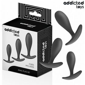 Addicted Toys - Kurviger Analplug aus Silikon Set