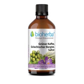 Grüner Kaffee Griechischer Bergtee Safran Tropfen Tinktur 100 ml PZN 18215178
