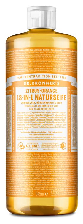 Dr. Bronner's Flüssigseife Citrus Orange