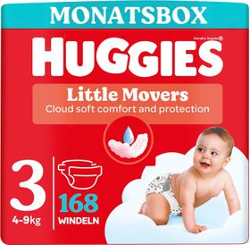 Huggies Windeln Little Movers Baby Größe 3 Monatsbox