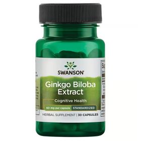 SWANSON Ginkgo Biloba Extrakt 60 mg