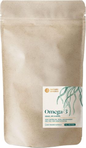 NATURE BASICS® - Omega 3 Vegan aus Algenöl im Nachfüllbeutel