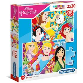 Clementoni 2X20Pcs.Puzzle Disney Princess 24766 X6