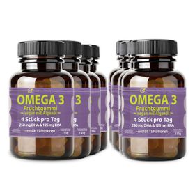 Lühders Omega 3 Fruchtgummi mit DHA und EPA, Vorteilspackung