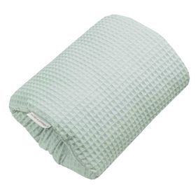 HOBEA-Germany Mini-Stillkissen Waffelmuster graublau