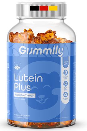 Gummily® Lutein Gummibärchen - LABORGEPRÜFT - mit Zink - Augenkomplex