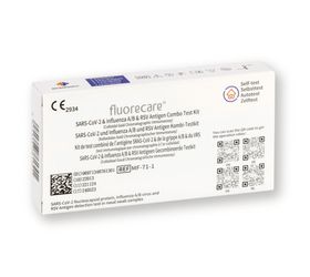 Fluorecare Kombitest SARS-CoV-2 & Influenza A/B & RSV  + Gratis BLT Desinfektionsmittel