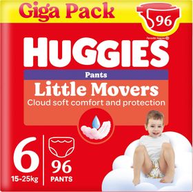 Huggies Pants Little Movers Disney, Baby-Windeln Gr.6 Monatsbox