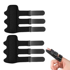 COOL-i Verstellbare Fingerschiene mit Aluminiumstreifen, Universalgröße,2 Stk.