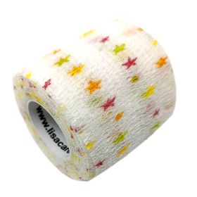 LisaCare selbstklebender Verband - Sterne bunt - 5cm x 4,5cm