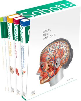Sobotta Atlas der Anatomie, 3 Bände + Lerntabellen + Poster Collection im Schuber und 6-monatiger