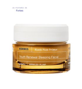 KORRES Black Pine Primus Erneuernde Nachtcreme gegen Falten