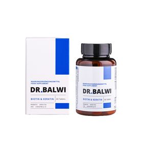 Dr. Balwi Biotin & Keratin Tabletten – Zur Unterstützung von Haarwachstum und Haarstruktur